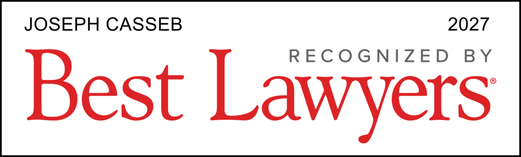 Recognized by Best Lawyers 2027 - Joseph Casseb