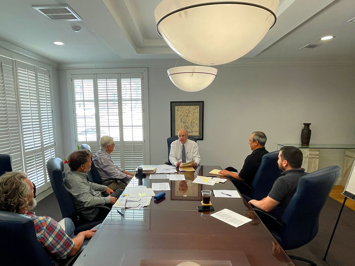 Joe Casseb Board Meeting
